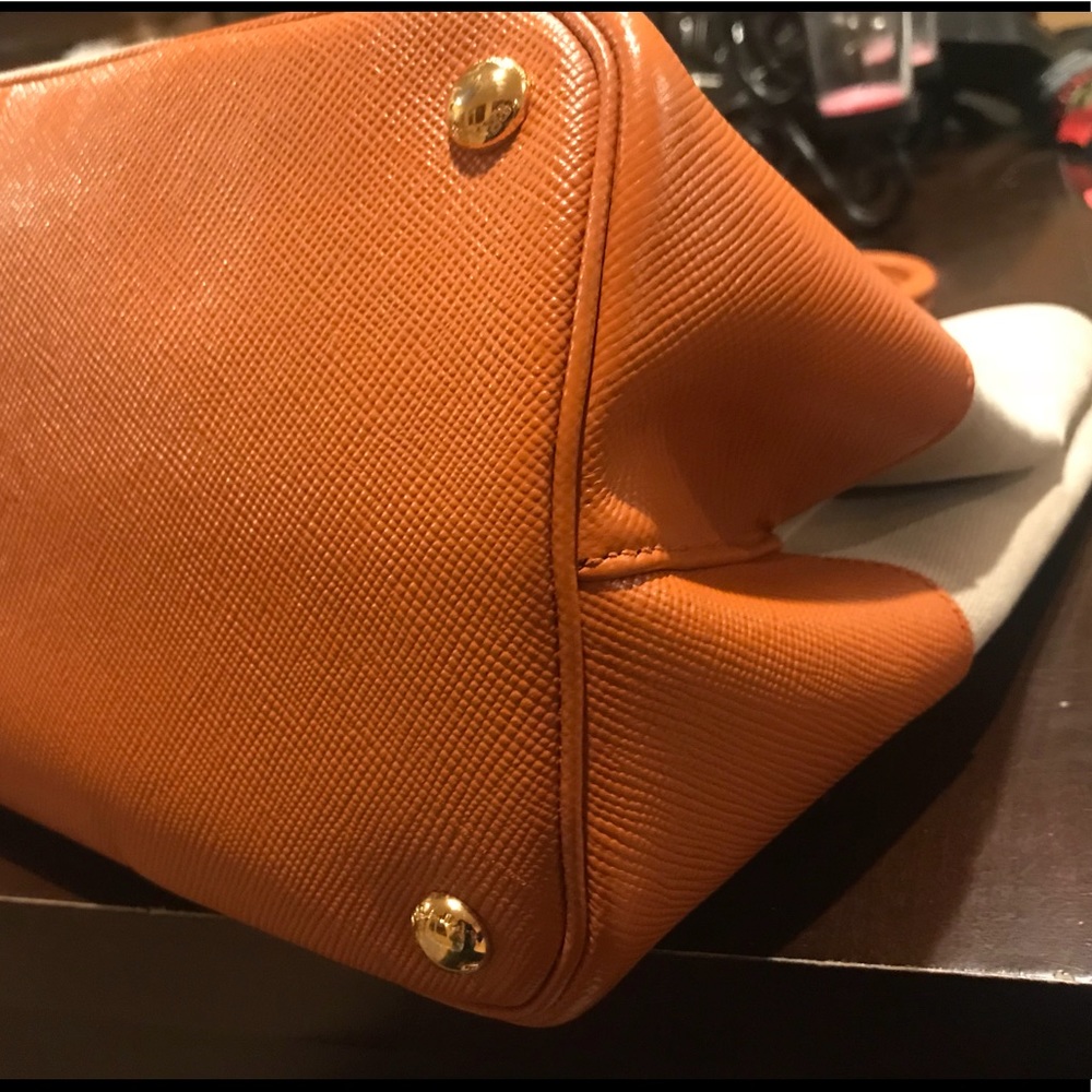 💯 Prada Double Saffiano Cuir & Canapa Medium Tote - Picture 7 of 8